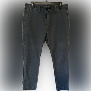 American Eagle Navy Blue Slim Fit Flex Khaki Pants